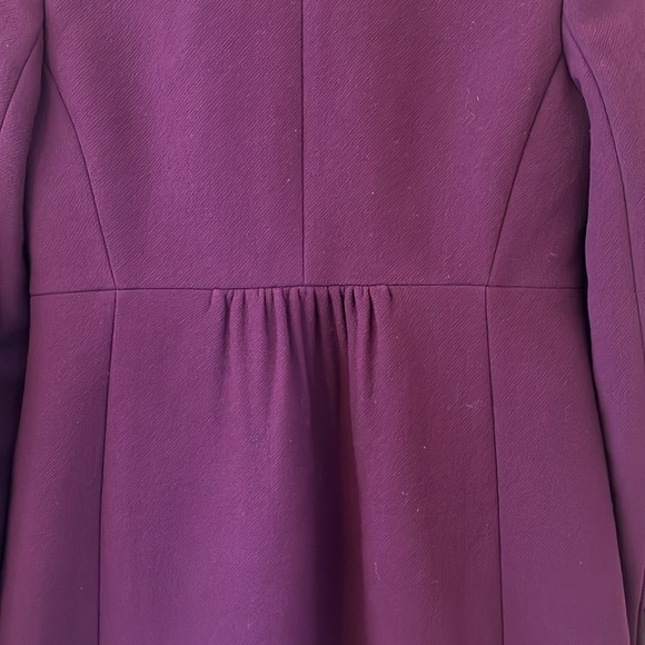 J. Crew Plum Coat with Thinsulate Size 2P - Picture 6 of 13